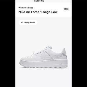 Nike Air Force low sage